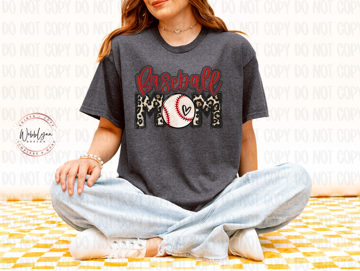 Baseball Mom DTF Transfer