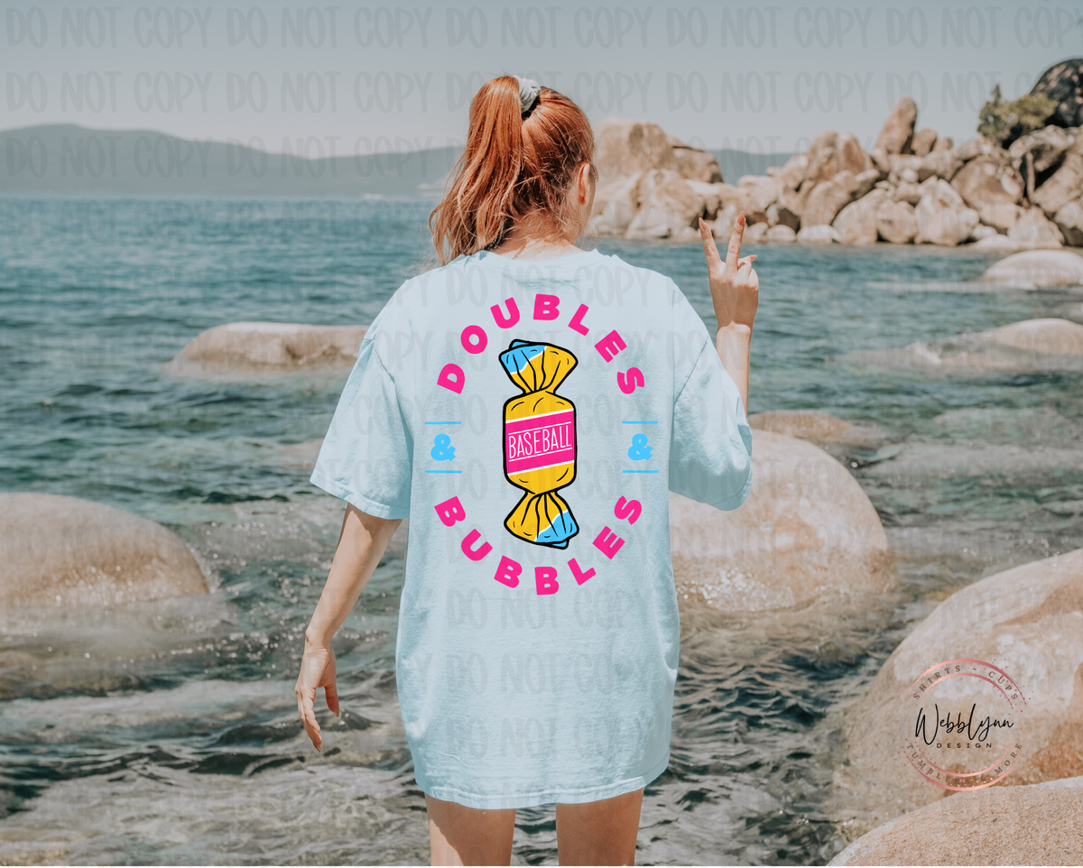 Doubles & Bubbles DTF Transfer