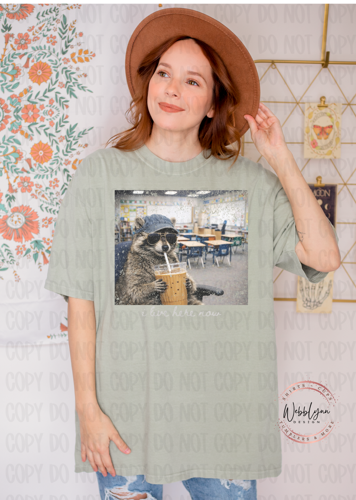 Teacher I Live Here Now DTF Transfer