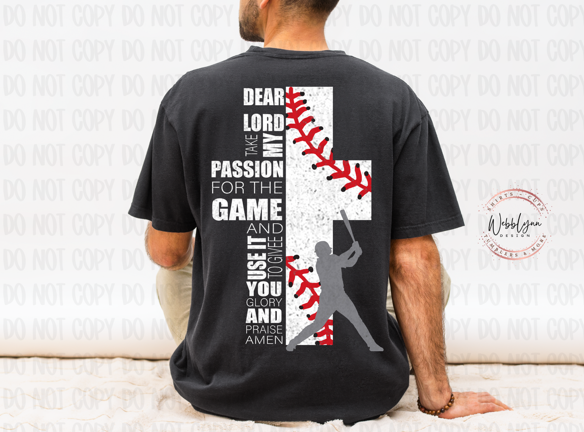 Passion for the Game DTF Transfer
