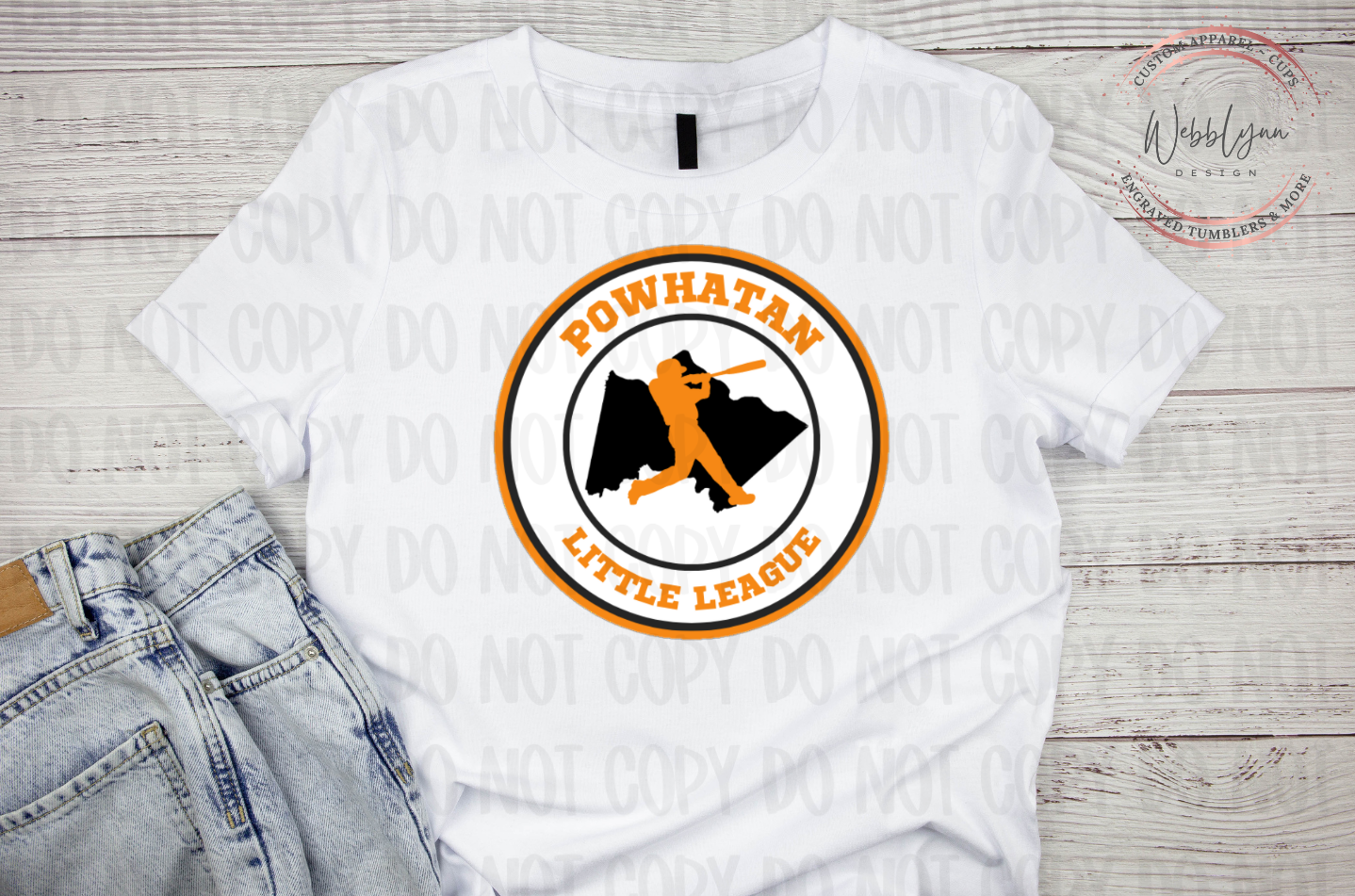 Powhatan Little League Circle Logo