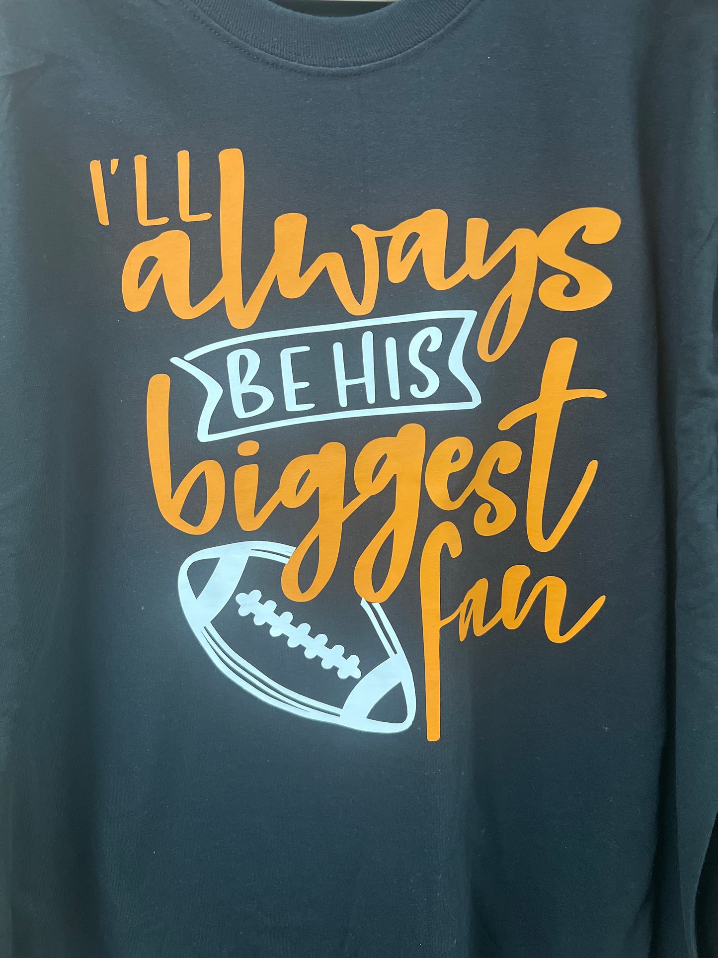 His Biggest Fan Football T-Shirt