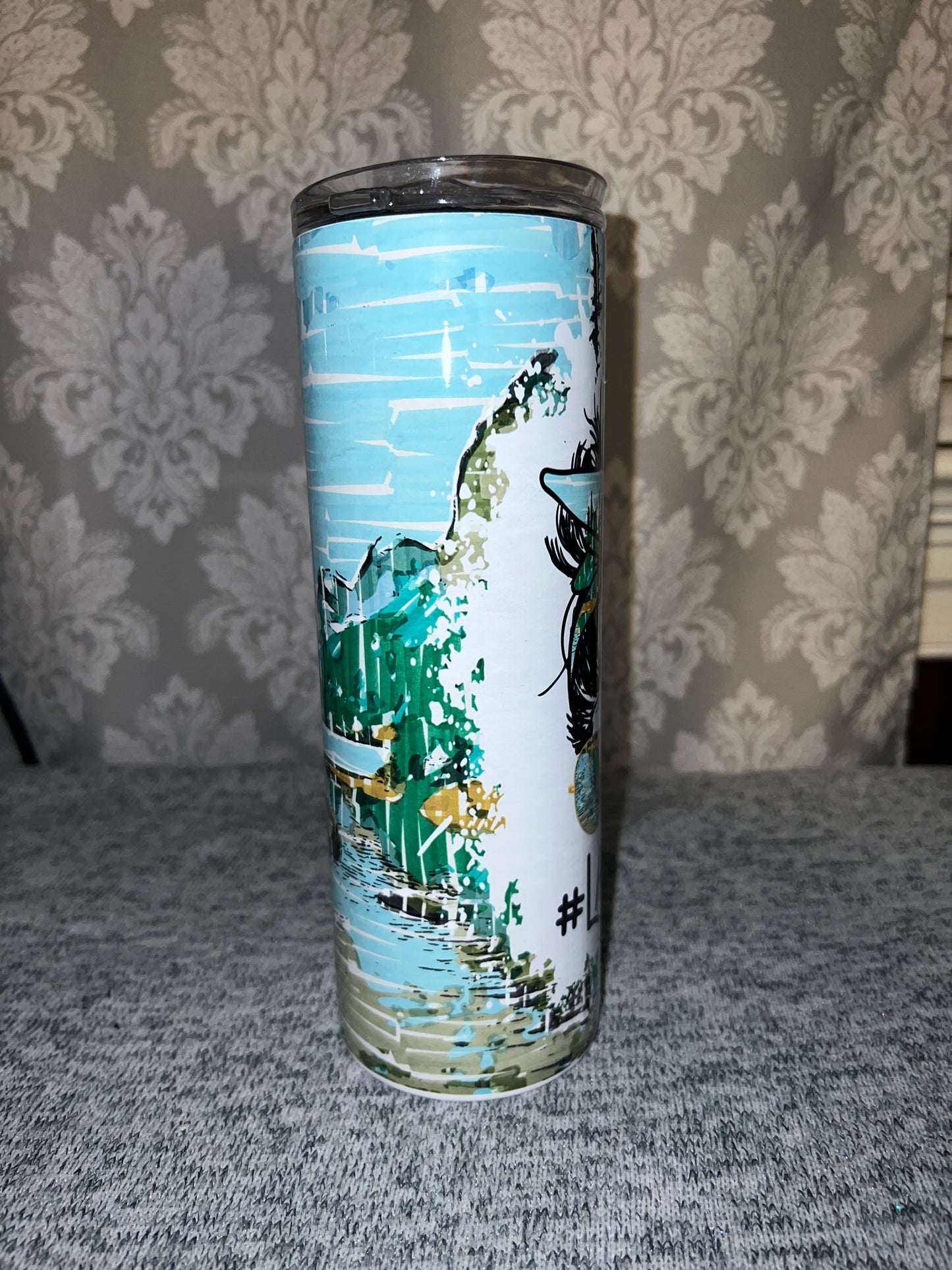 Lake Life Messy Bun Tumbler