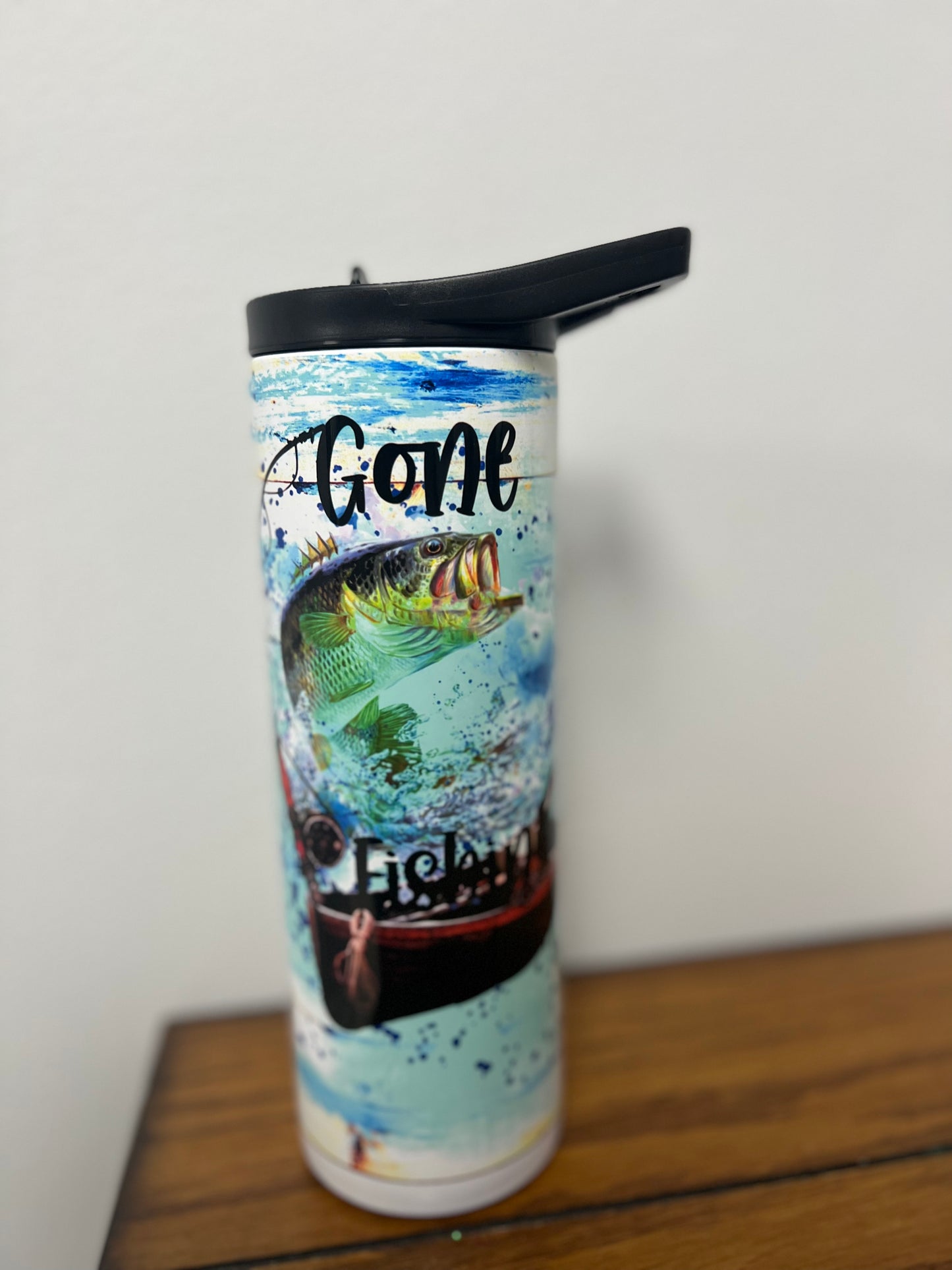 Gone Fishing Tumbler