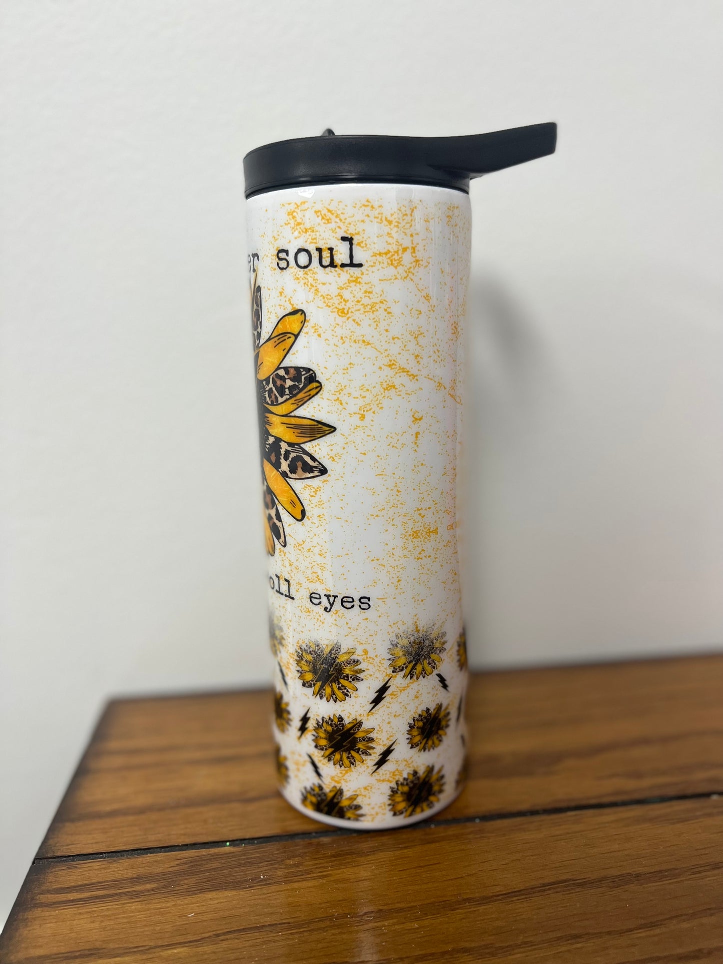 Sunflower soul tumbler