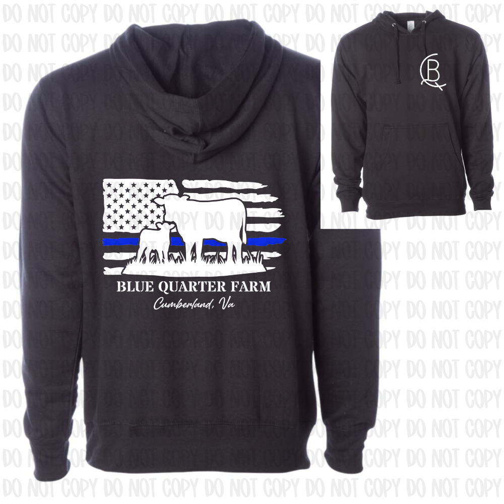 Blue Quarter Farm Hooded Sweatshirt