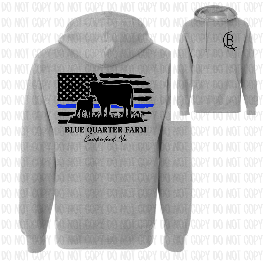 Blue Quarter Farm Hooded Sweatshirt
