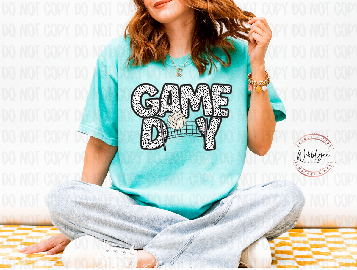 Game Day Volleyball DTF Transfer