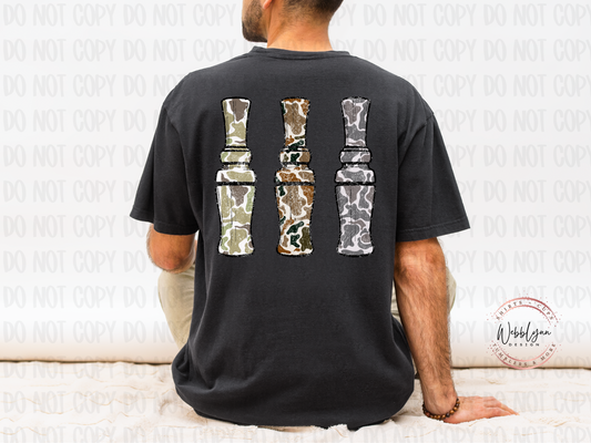 Camo Calls DTF Transfer