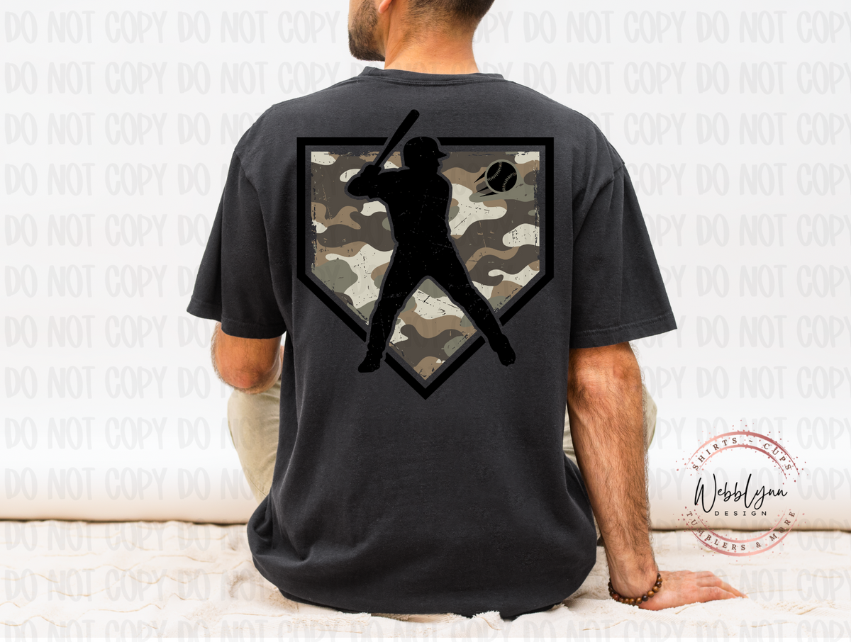 Camo Baseball DTF Transfer
