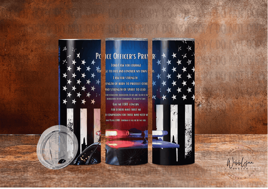 Officer Prayer Tumbler