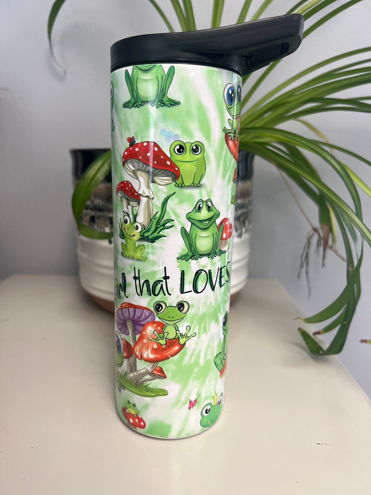 Just A Girl Who Loves Frogs Tumbler