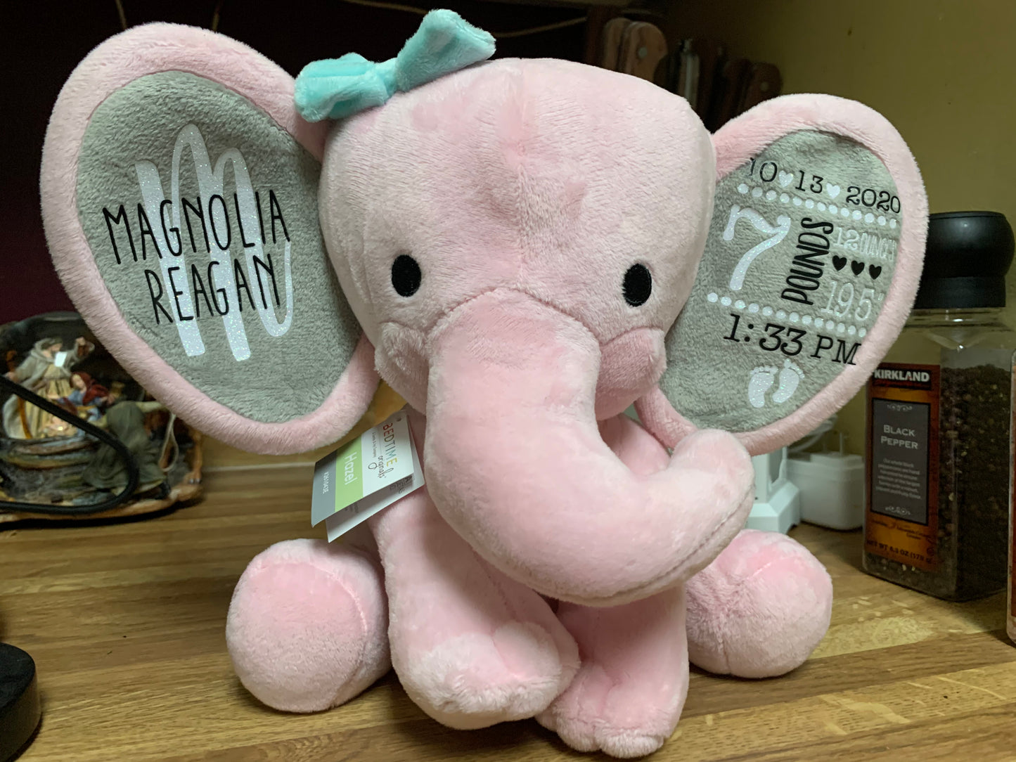 Birth Announcement Elephant