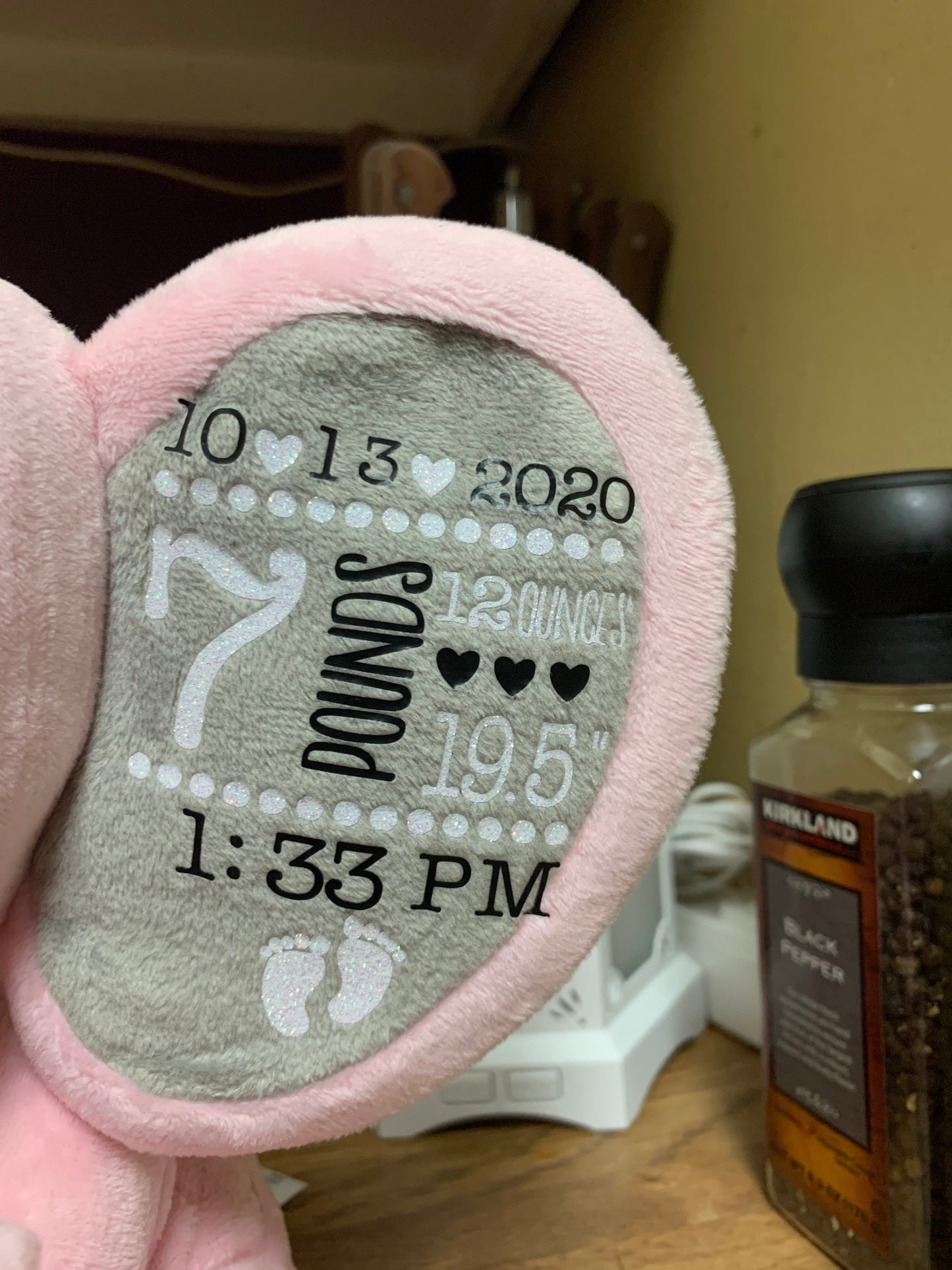 Birth Announcement Elephant