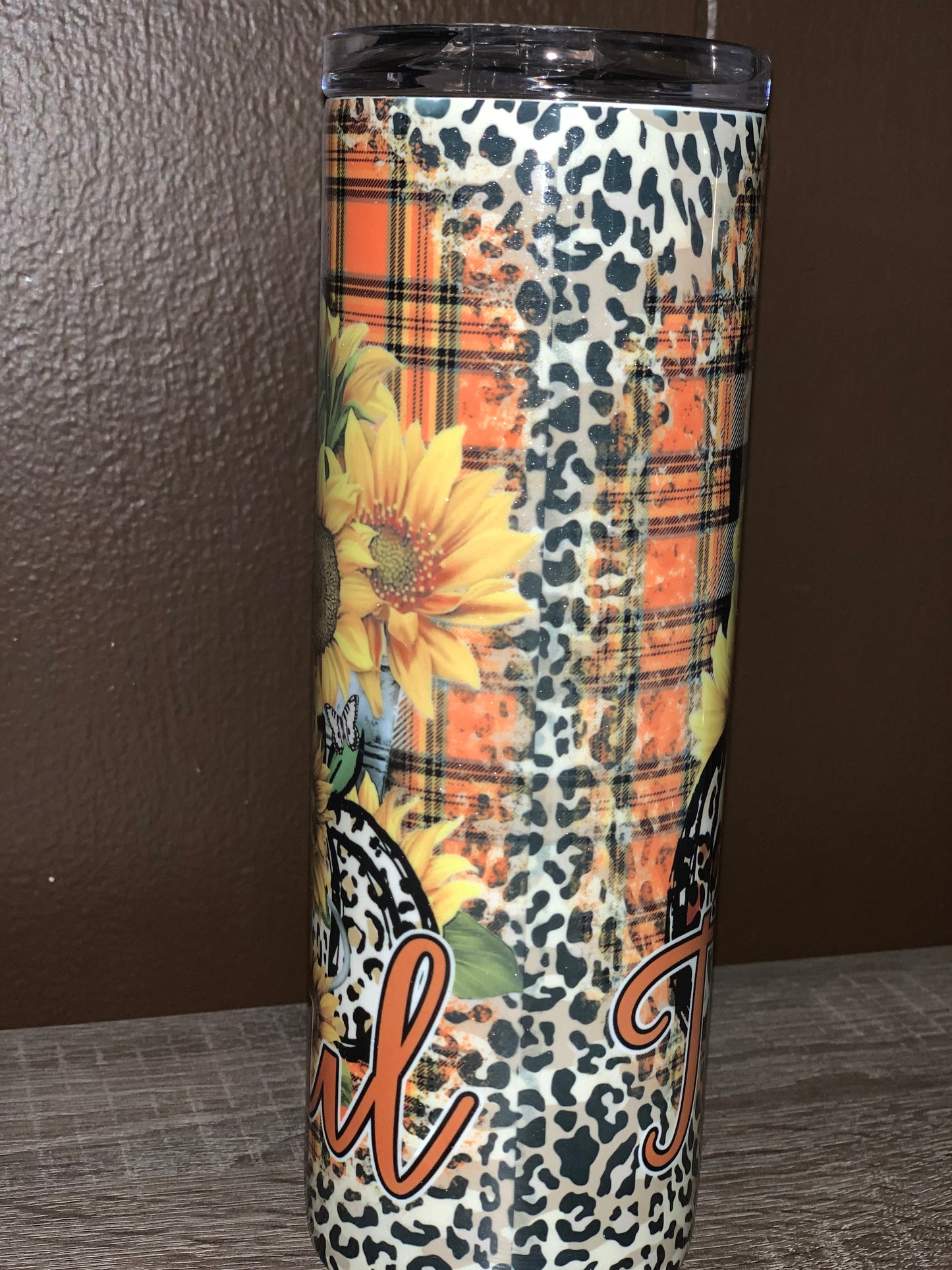 Thankful Leopard Tumbler