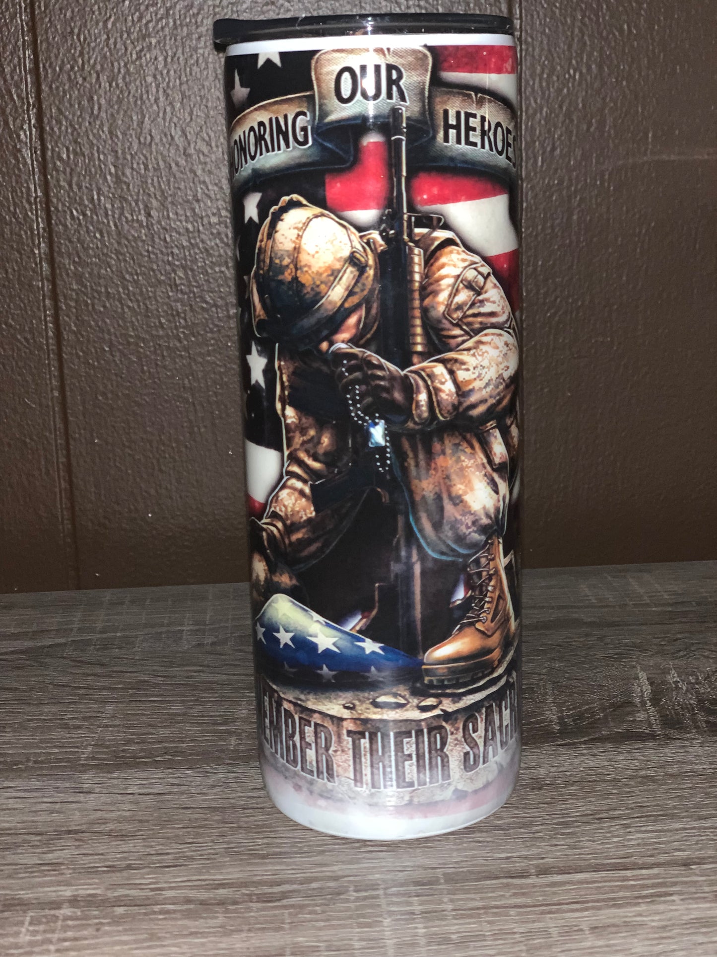 Honoring Our Heroes Tumbler