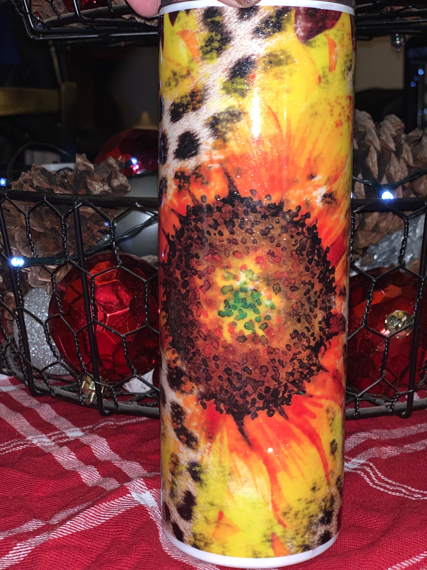 Sunflower Flag Tumbler