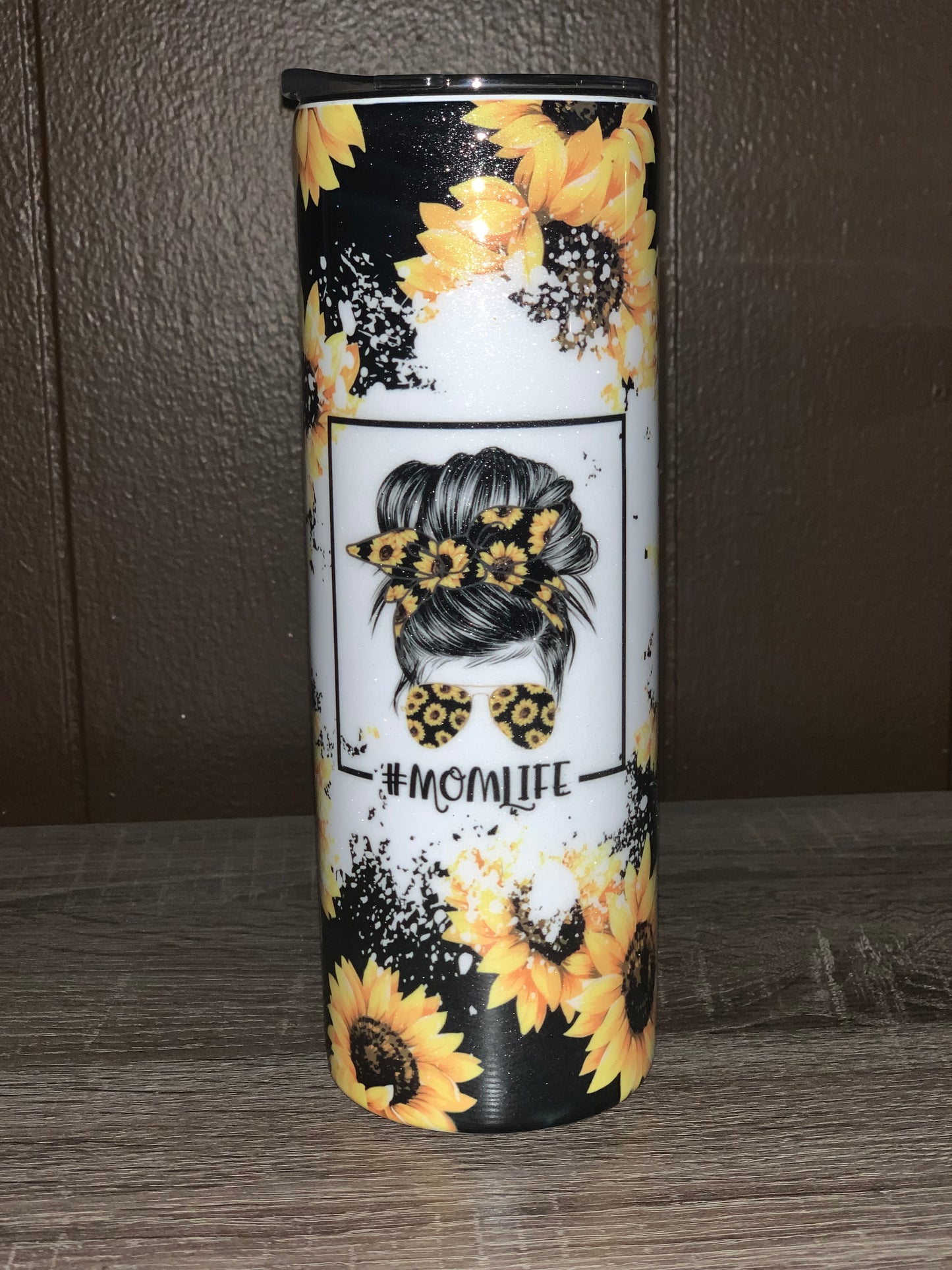 Mom Life Sunflower Tumbler