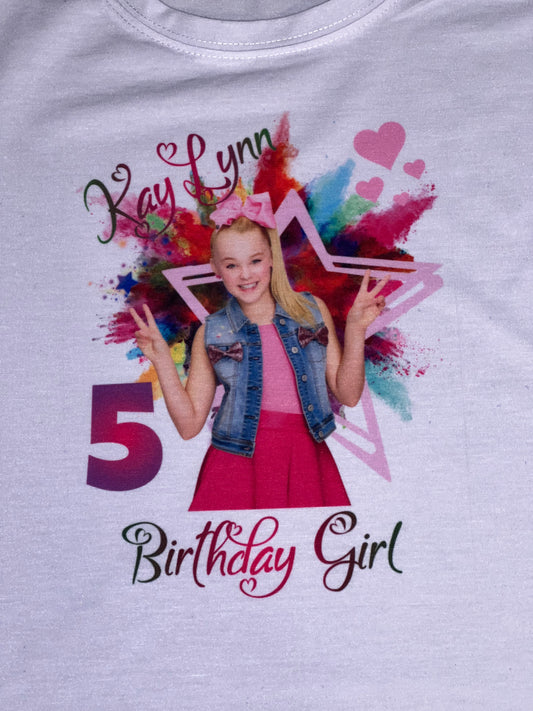 Custom Sublimation Birthday Shirt
