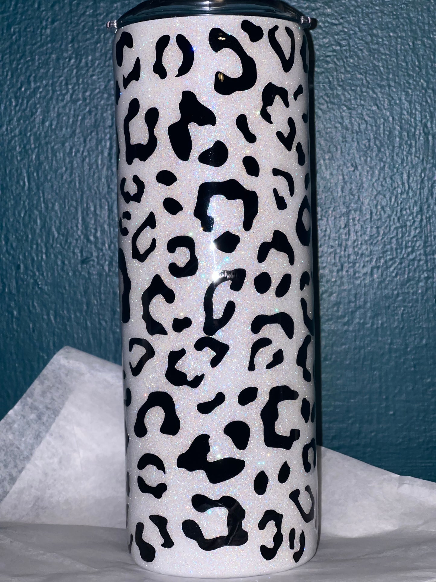 Sports Mom Leopard Tumbler