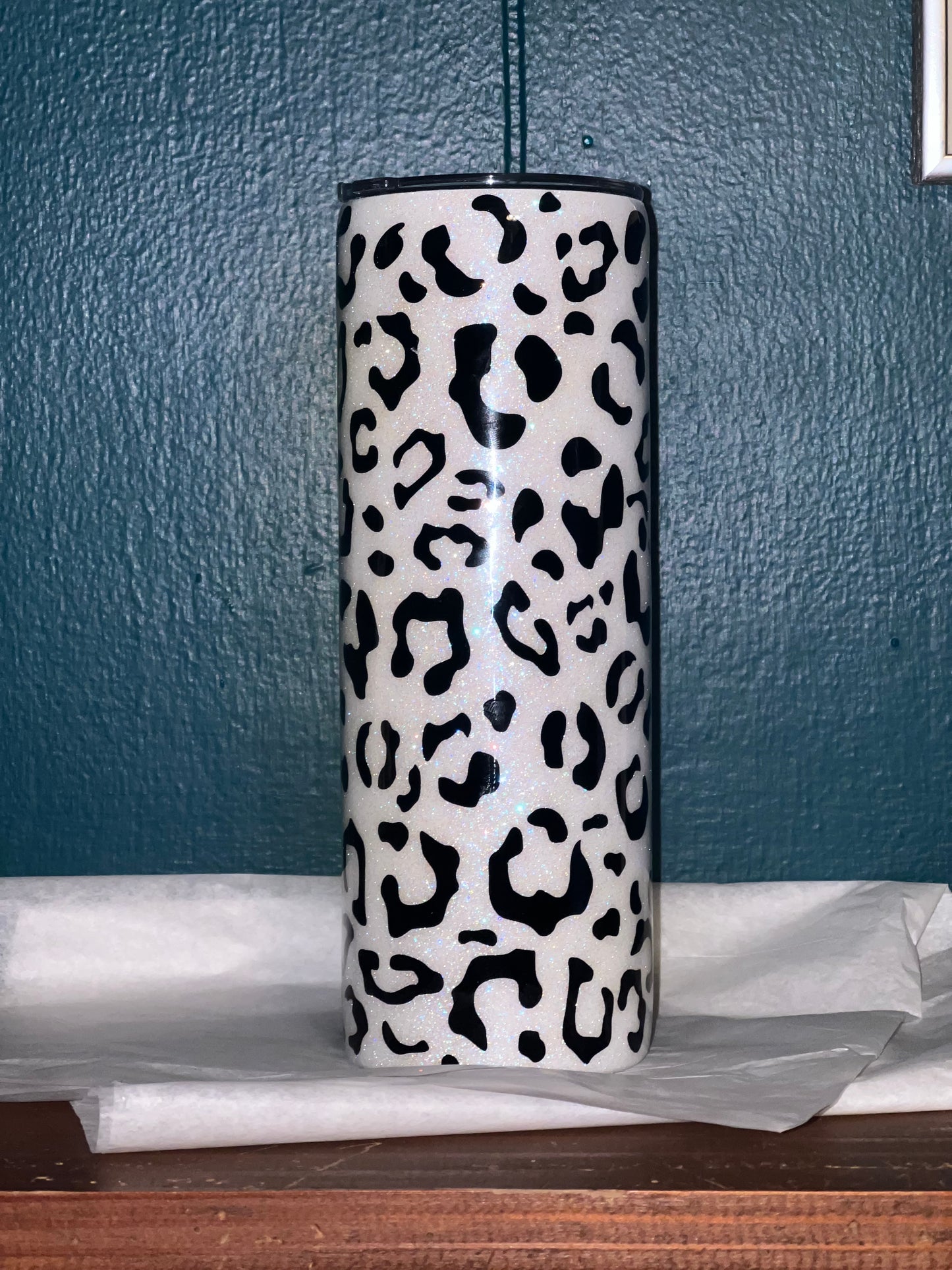 Sports Mom Leopard Tumbler