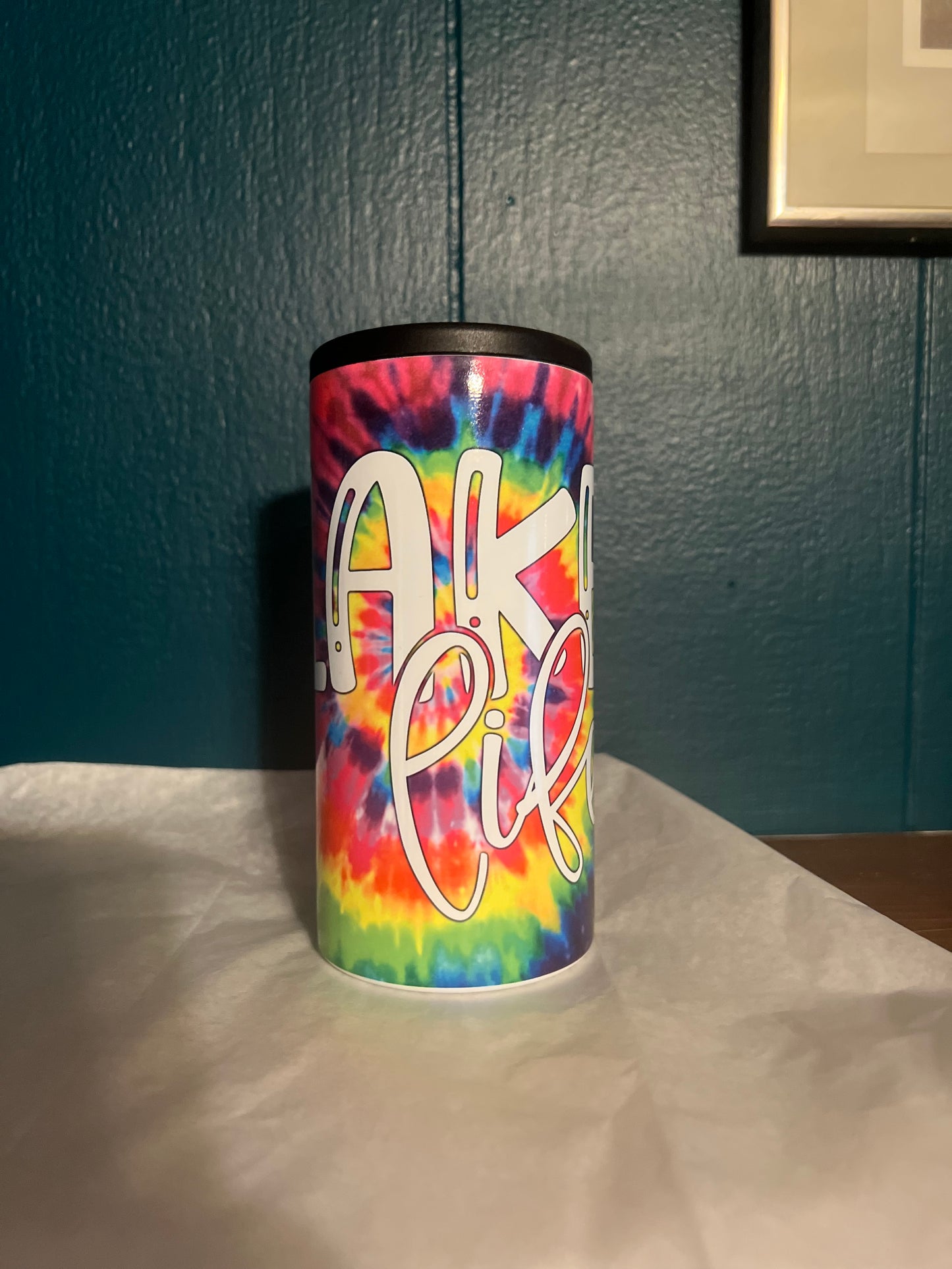 Lake Life Tie Dye Koozie