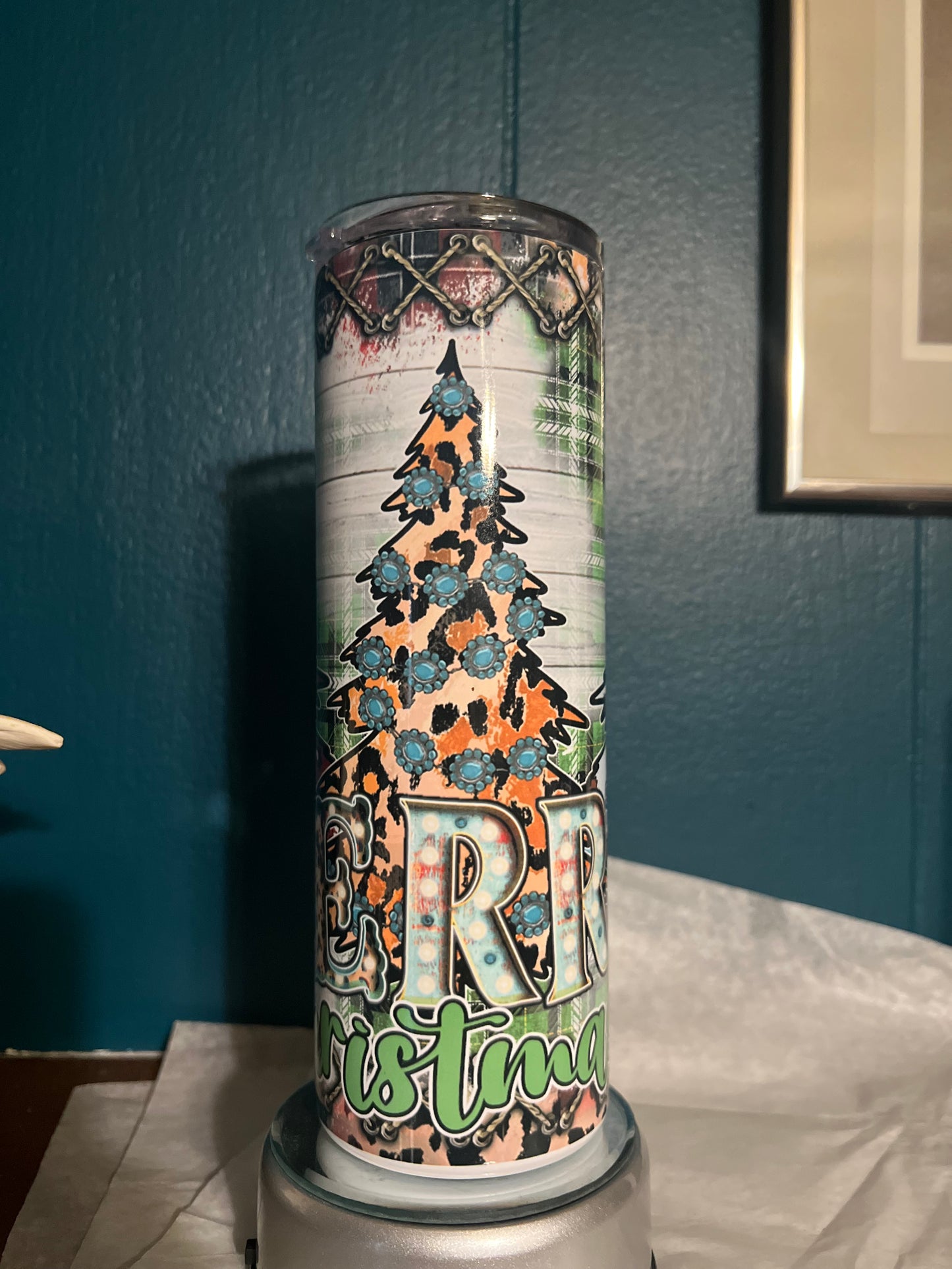 Merry Christmas Tree Tumbler