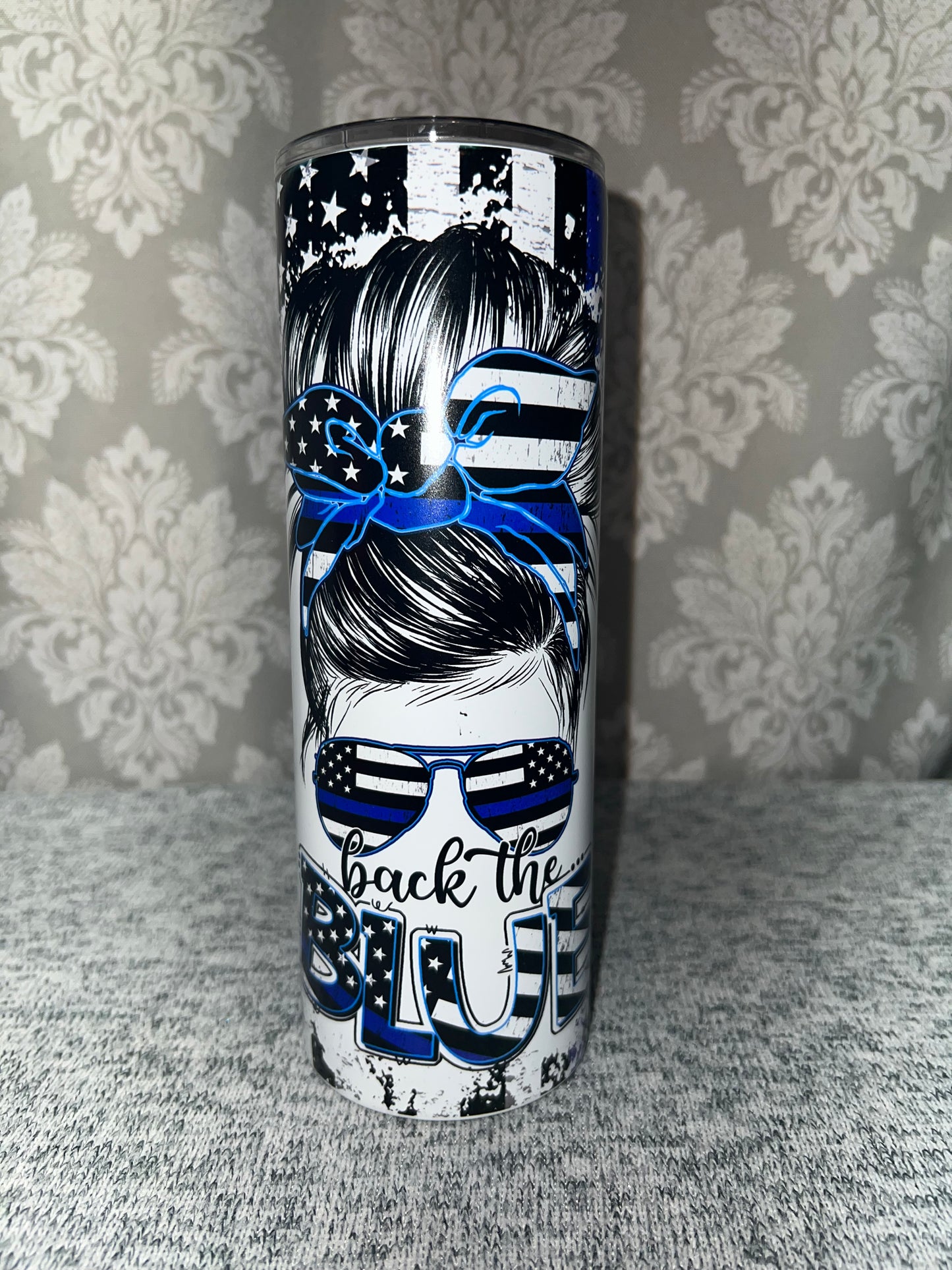 Back The Blue Tumbler