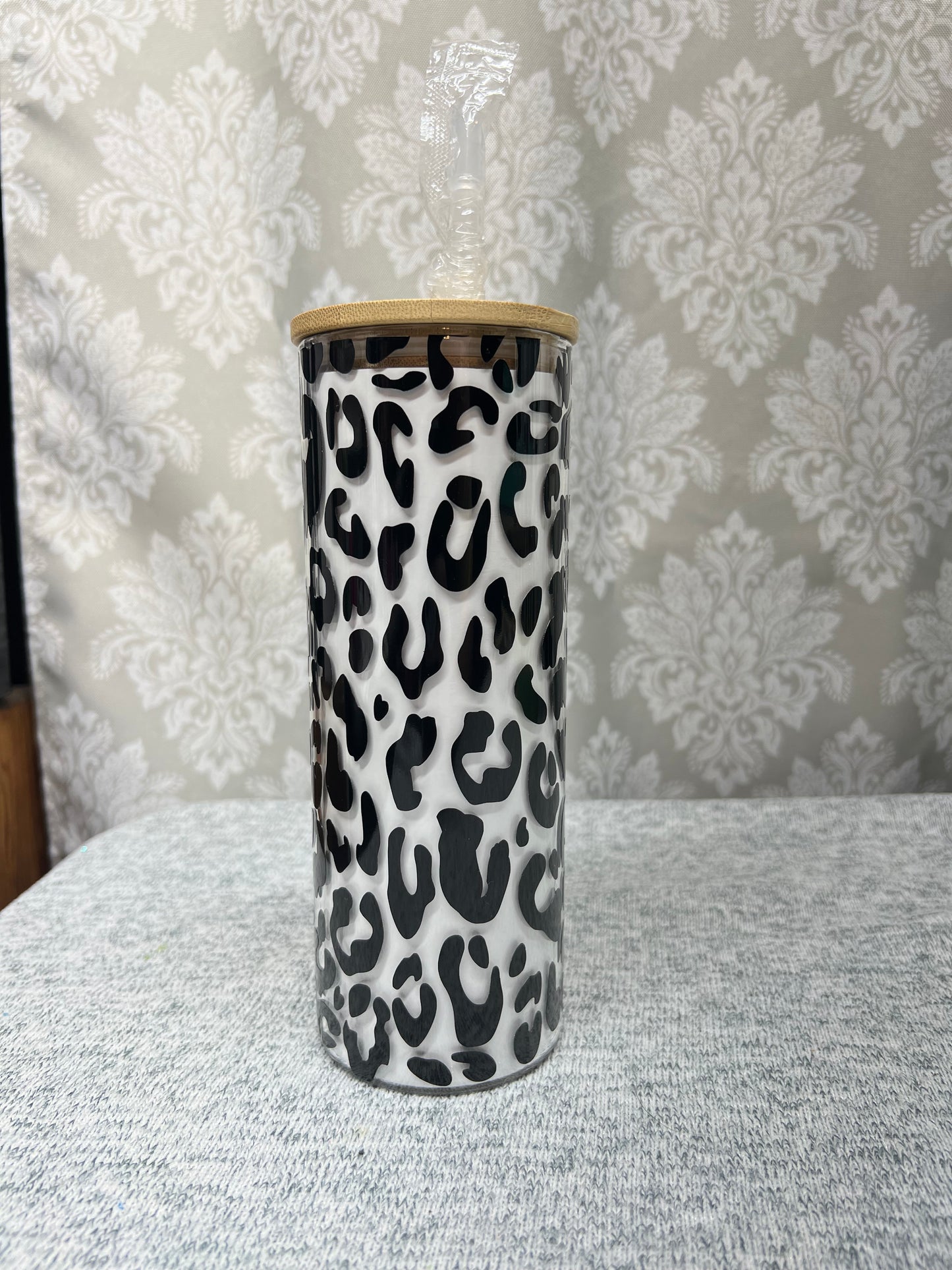 25 Oz Coffee Leopard Libbey