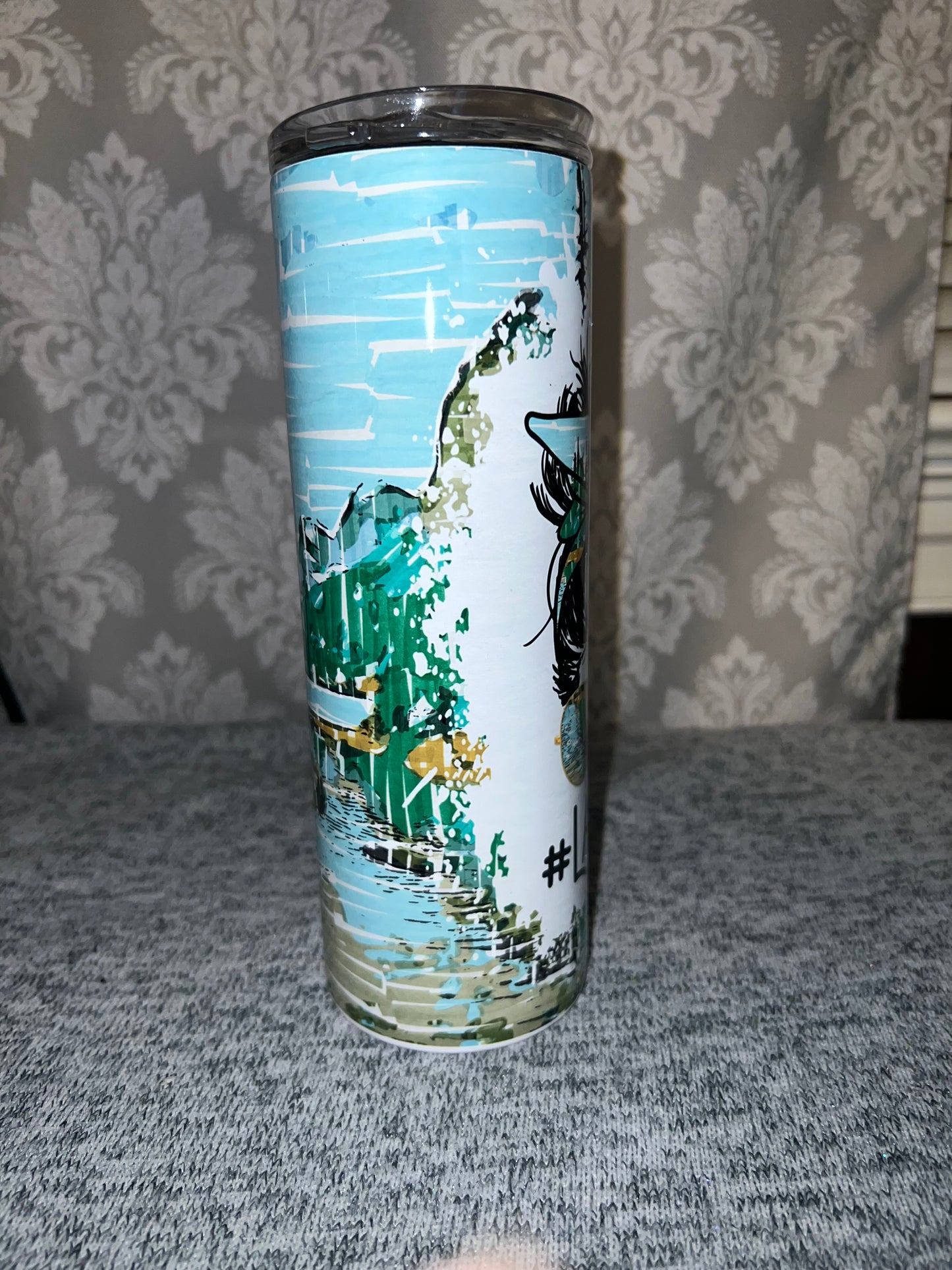 Lake Life Messy Bun Tumbler