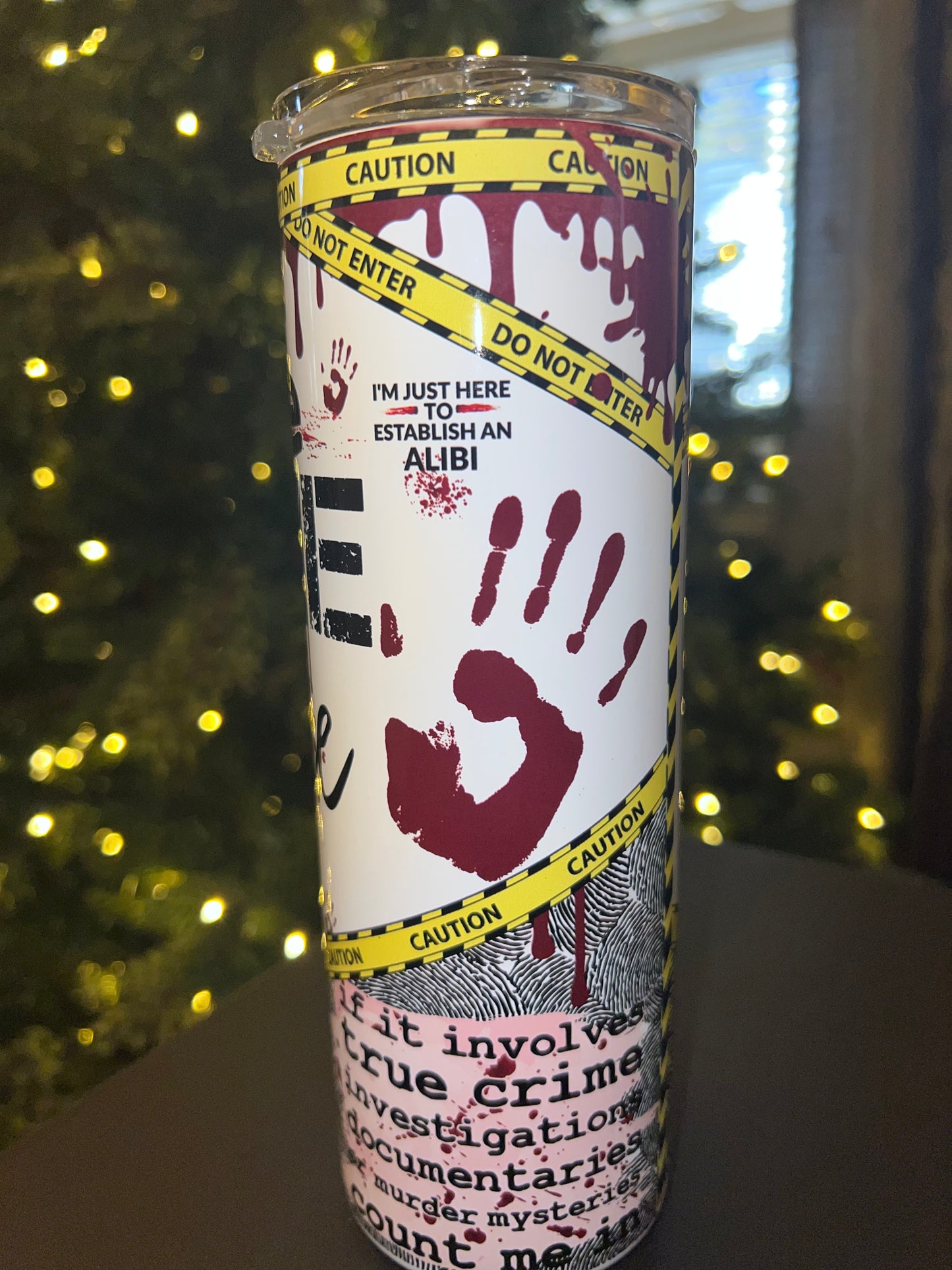 True Crime Junkie Tumbler