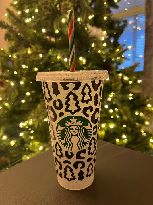 Leopard Christmas Venti