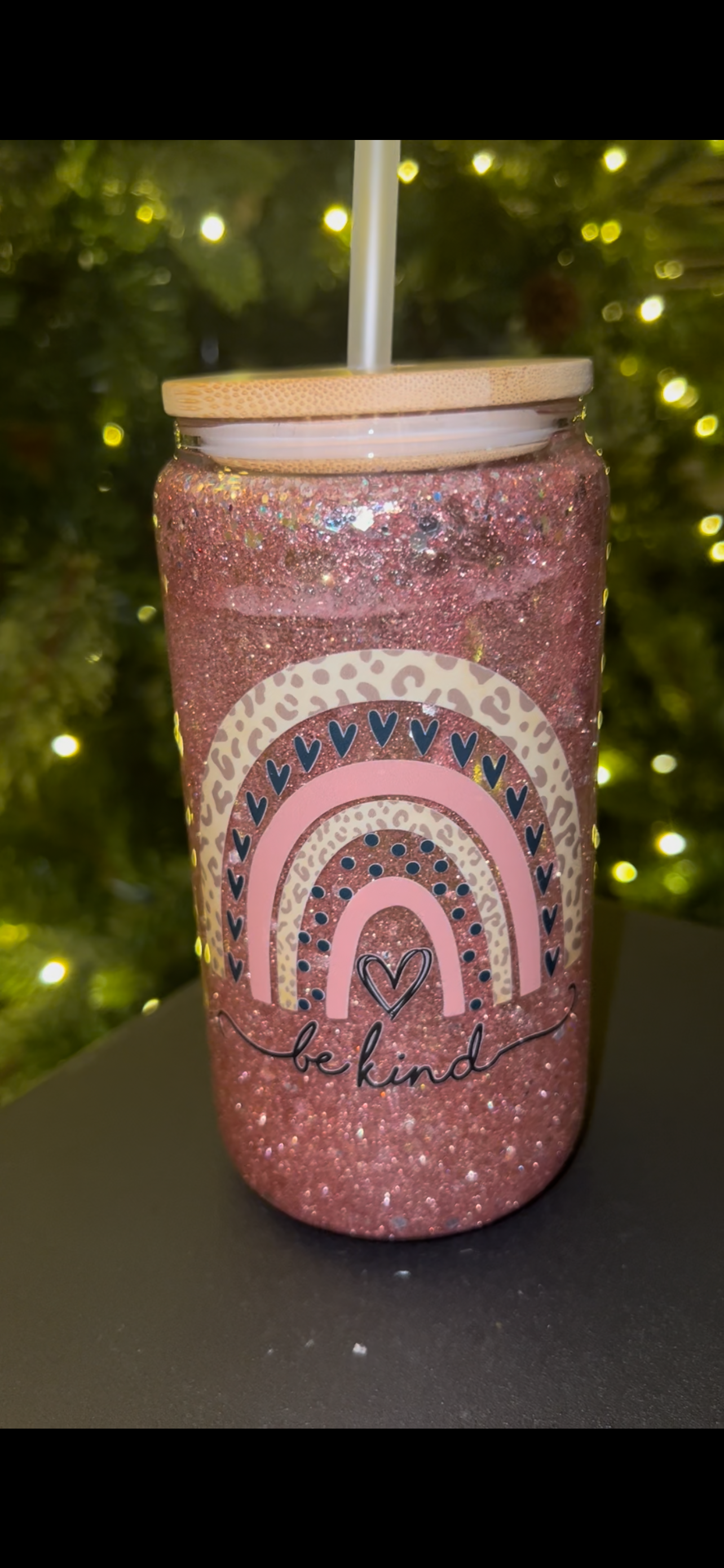 Be Kind Snow Globe Tumbler