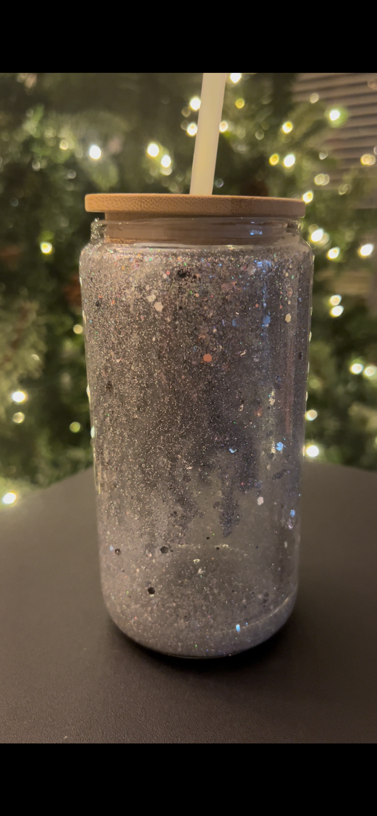 Boy Mama Snow Globe Tumbler