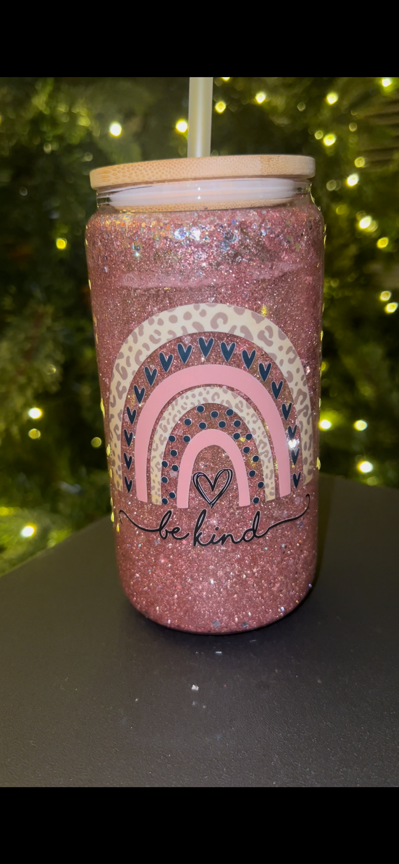 Be Kind Snow Globe Tumbler