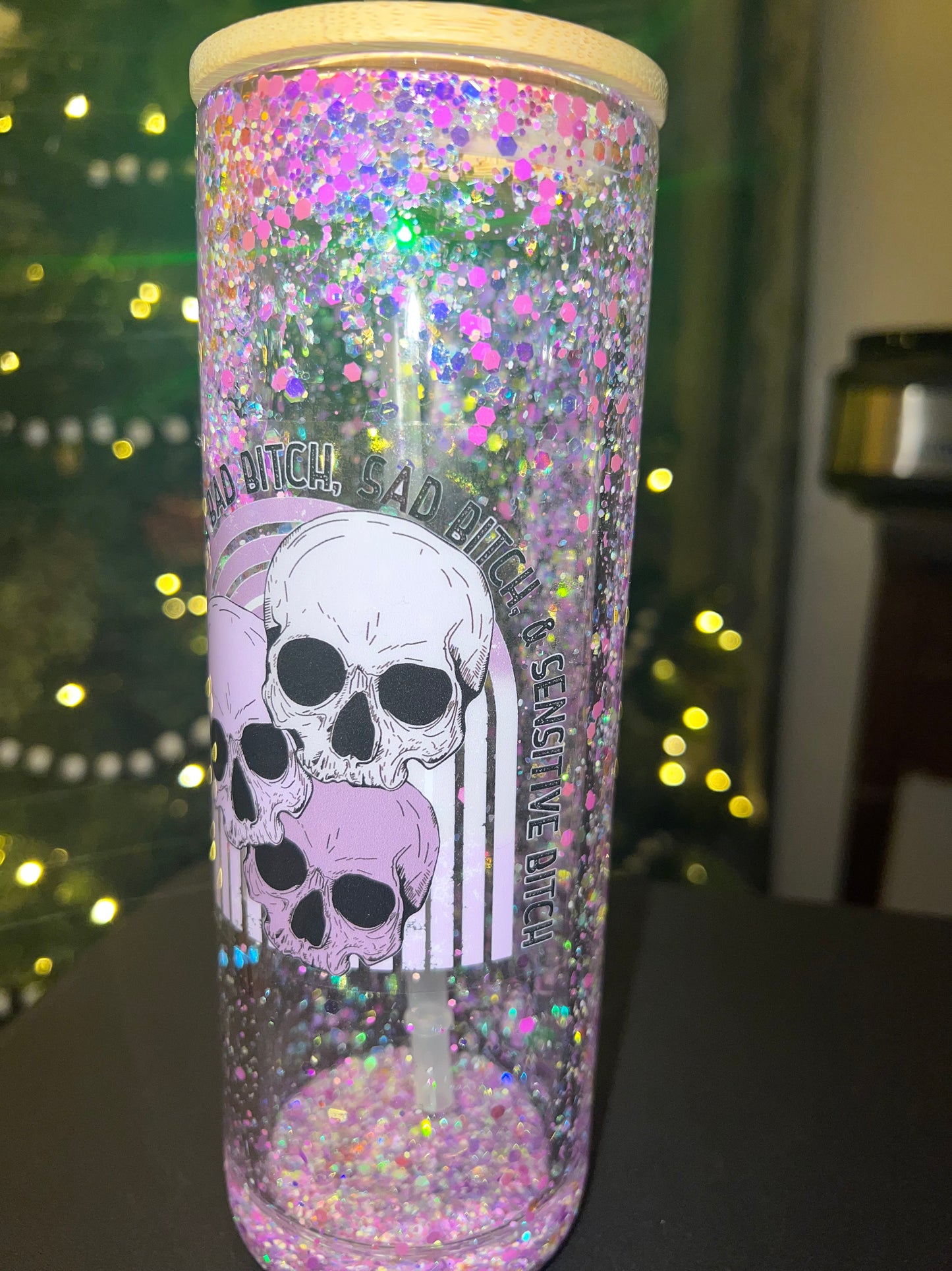 Triple Threat Snow Globe Tumbler