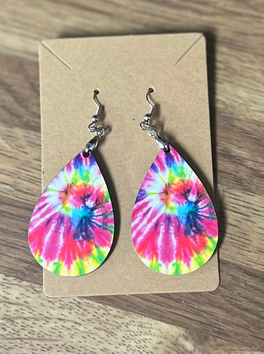 Tie Dye Earrings