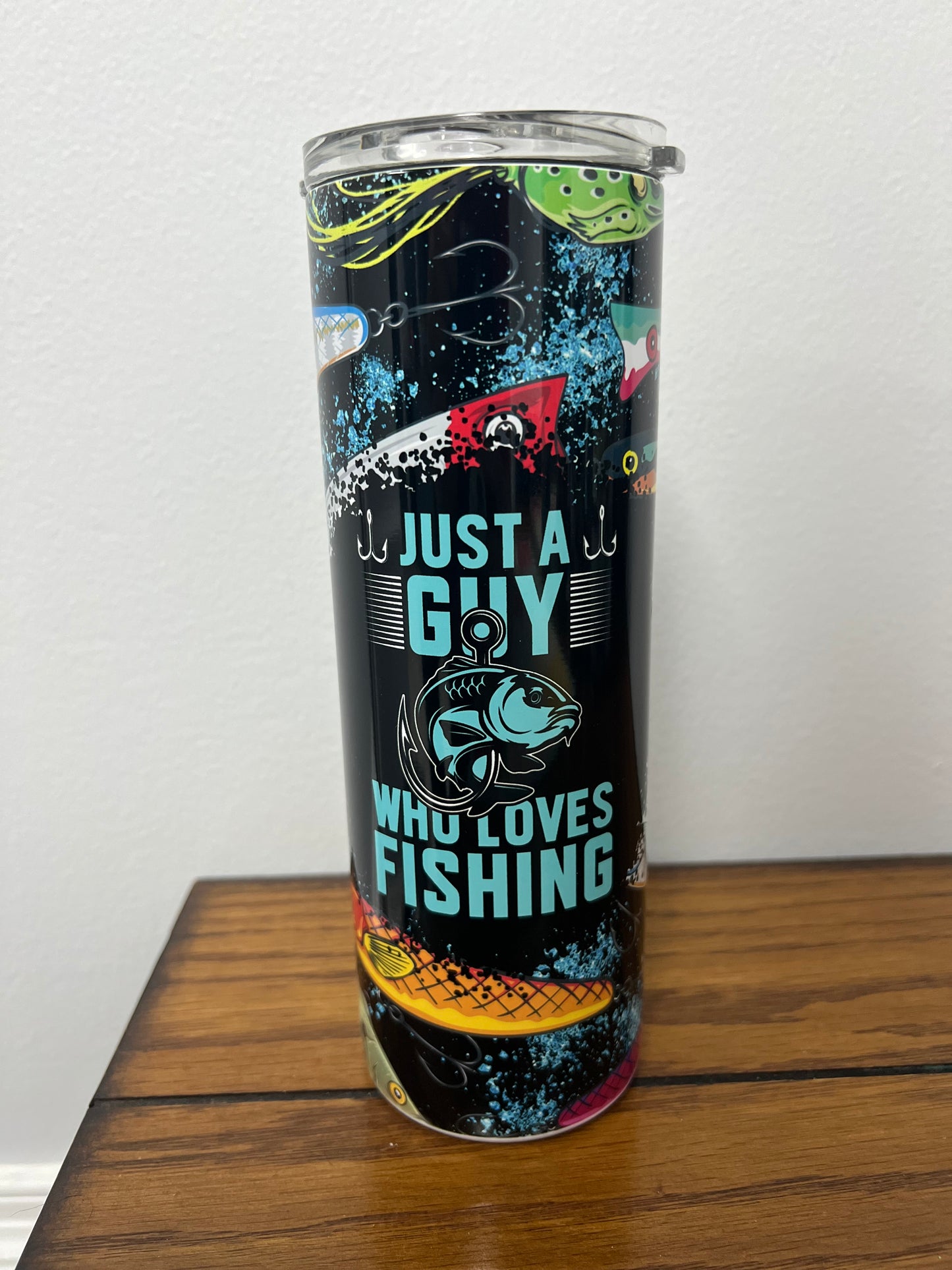 Just A Guy Who Loves Fishing Tumbler