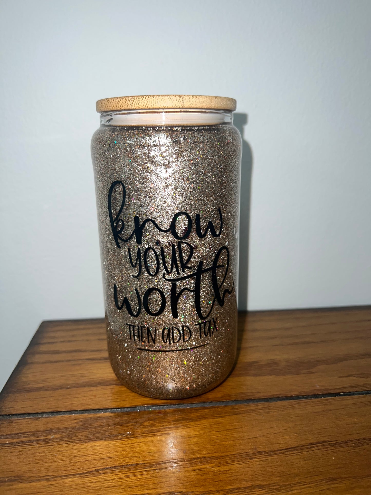 Know Your Worth Snow Globe