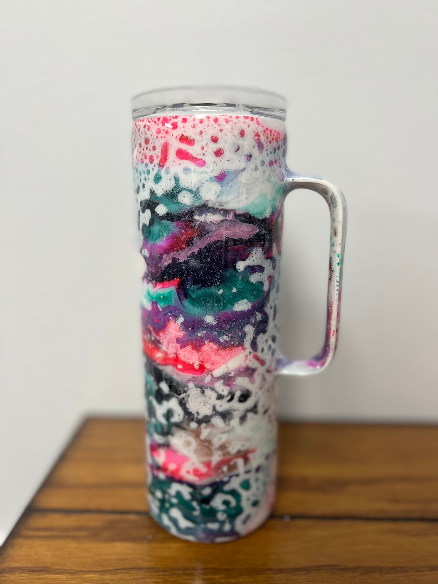 Custom Handled Ink Powerwash Tumbler