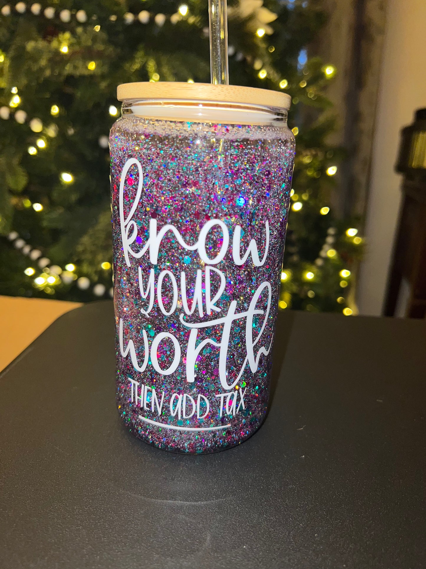 Know Your Worth Snow Globe