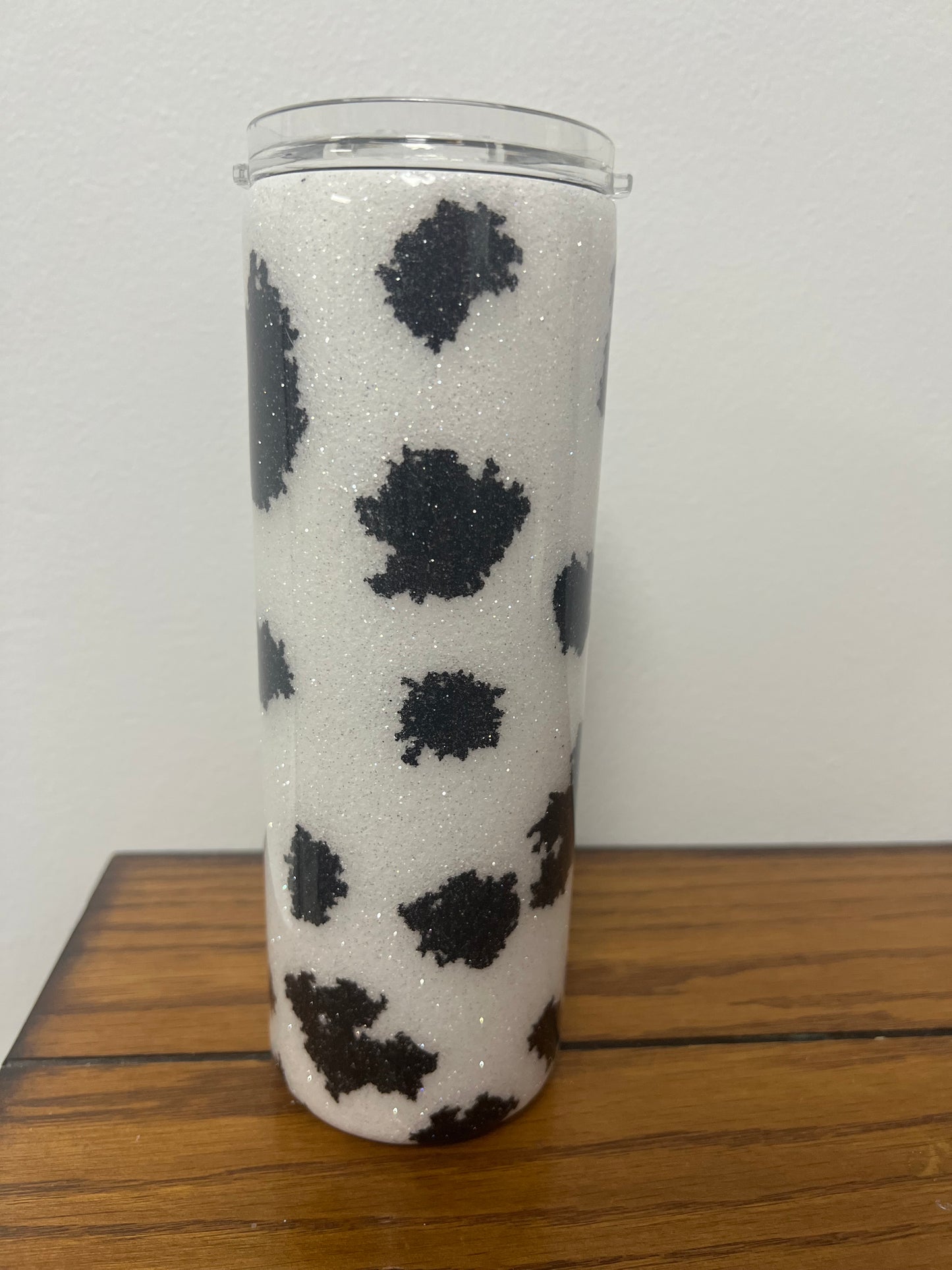 Cow Print Skinny Tumbler