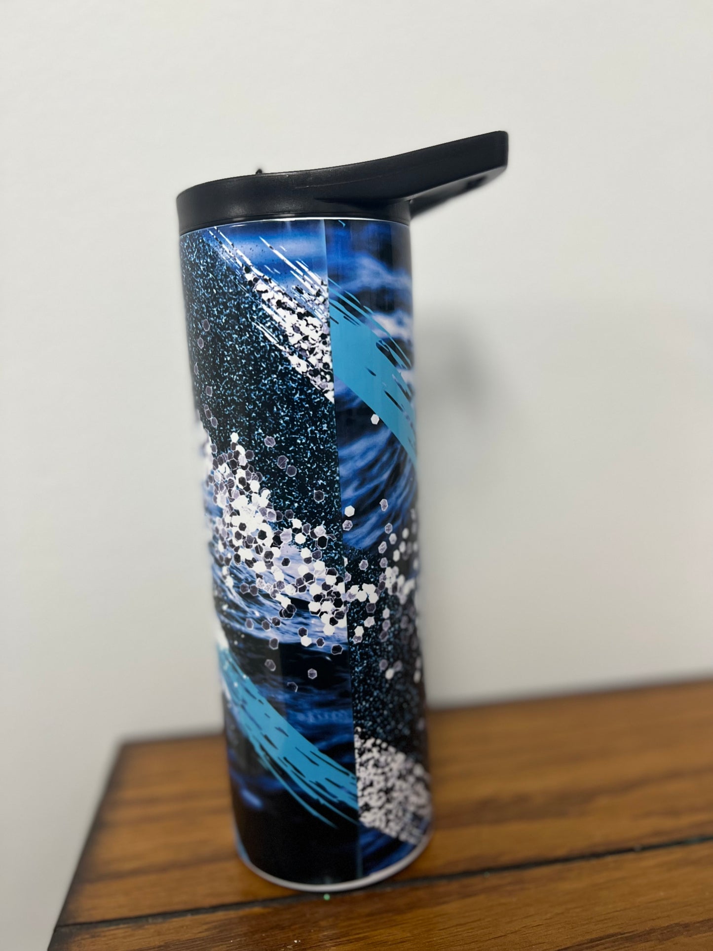 Pontoon Crazy Glitter Tumbler